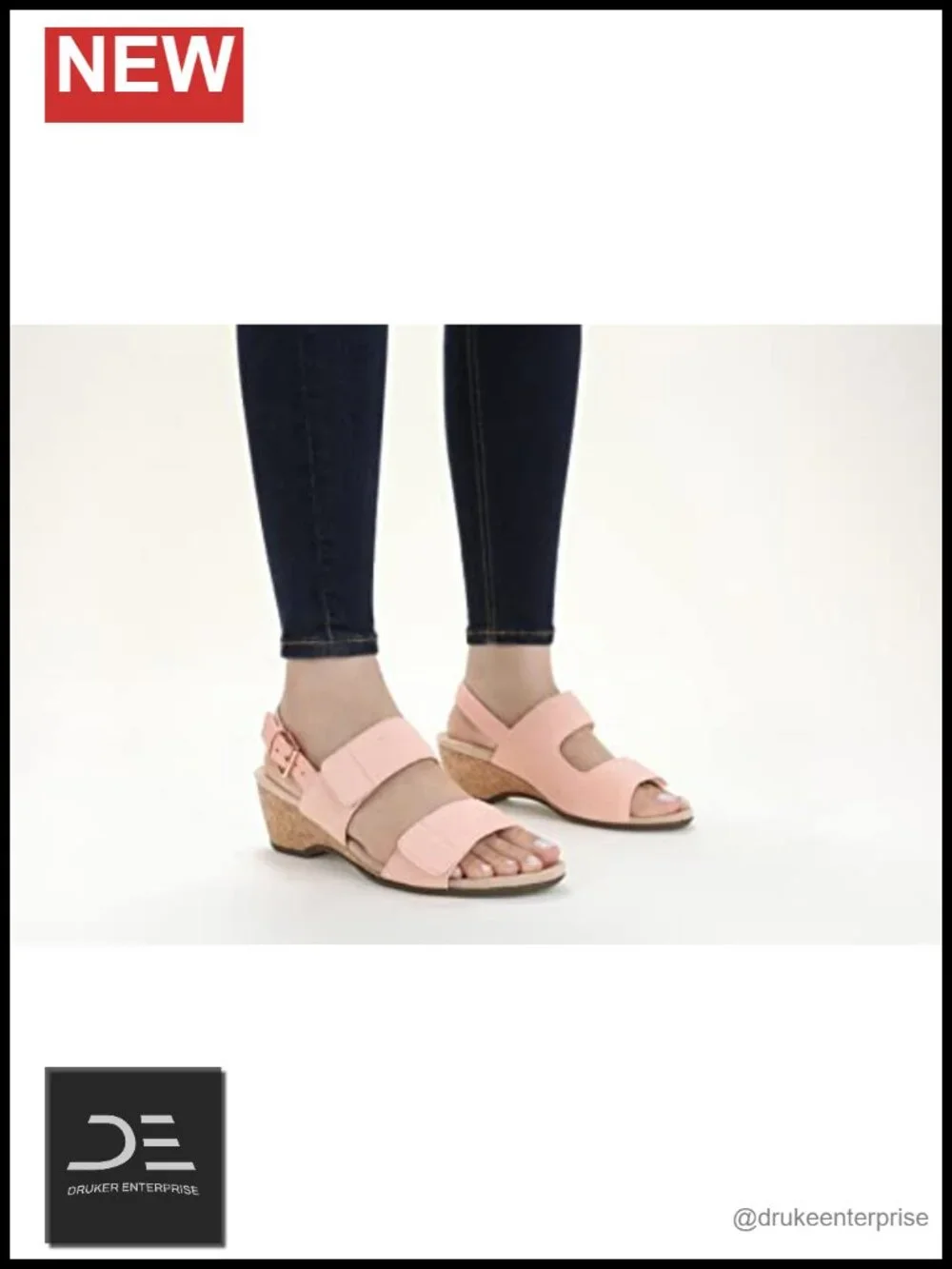 Vionic Marian Wedge Sandals Arch Support Adjustable Straps